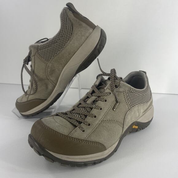 Dansko Shoes Womens Sz 6.5- 7 Waterproof Hiking Vibram 37 Nubuck Trail Walking - Picture 2 of 16